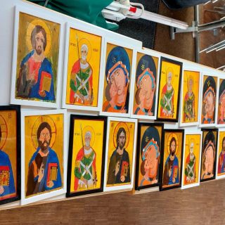 Atelier de pictură de icoane, noiembrie 2024